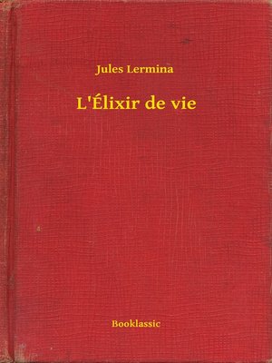 cover image of L'Élixir de vie